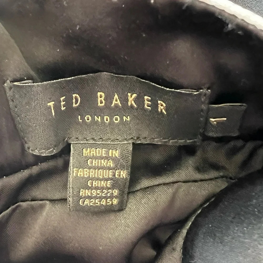 NWOT Ted Baker Kahmen Strappy Midi Dress Black and White Casual Preppy Women’s 4 - Picture 13 of 14